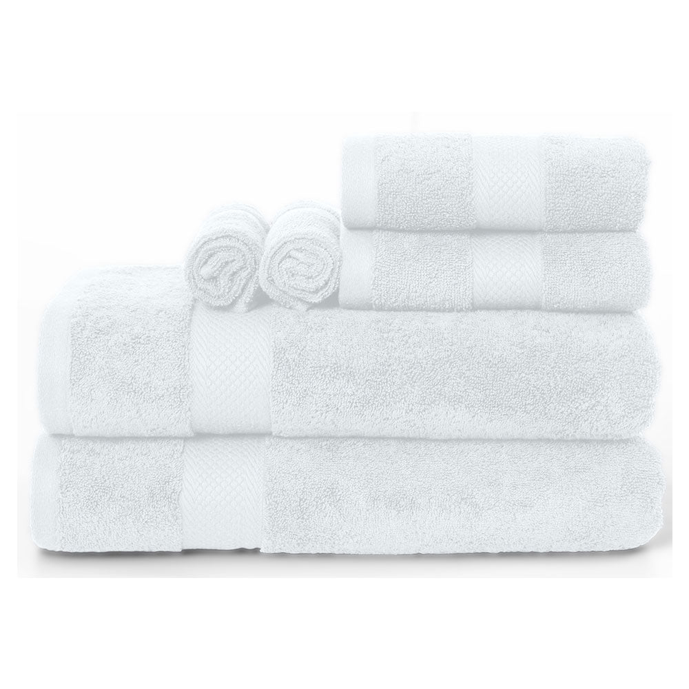 6 Pack Bath Towel - White – Spring Daze