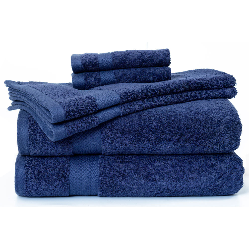 6 Pack Bath Towel - Blue